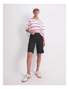 Evie Bermuda Shorts in Black