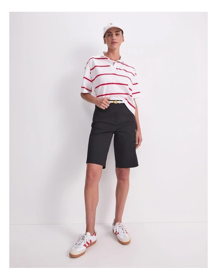 Evie Bermuda Shorts in Black image 1