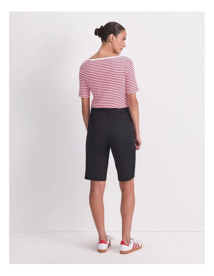Evie Bermuda Shorts in Black image 3