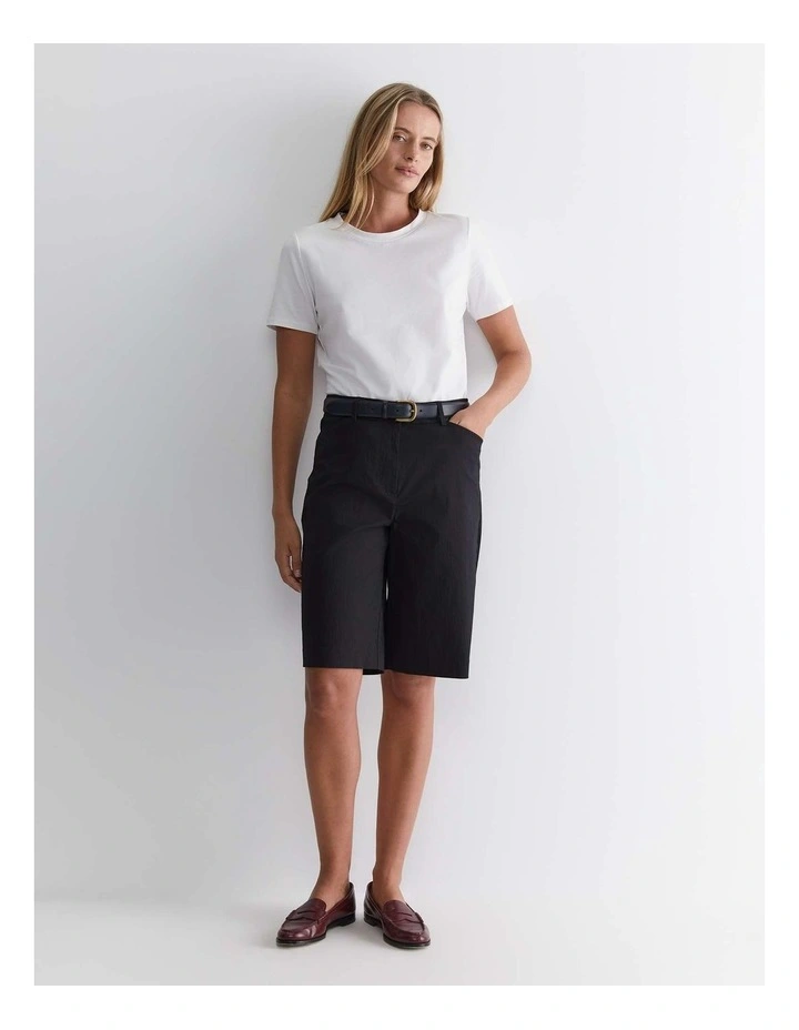 Evie Bermuda Shorts in Black image 3