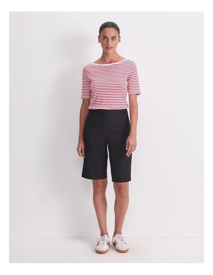 Evie Bermuda Shorts in Black image 5