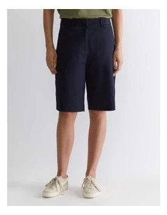 Evie Bermuda Shorts in Blue