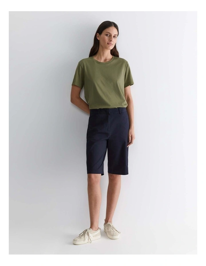 Evie Bermuda Shorts in Blue image 3