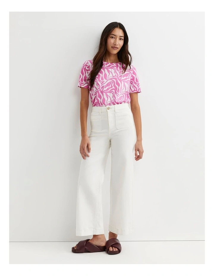 Zola Short Sleeve Mercerised Tee image 2