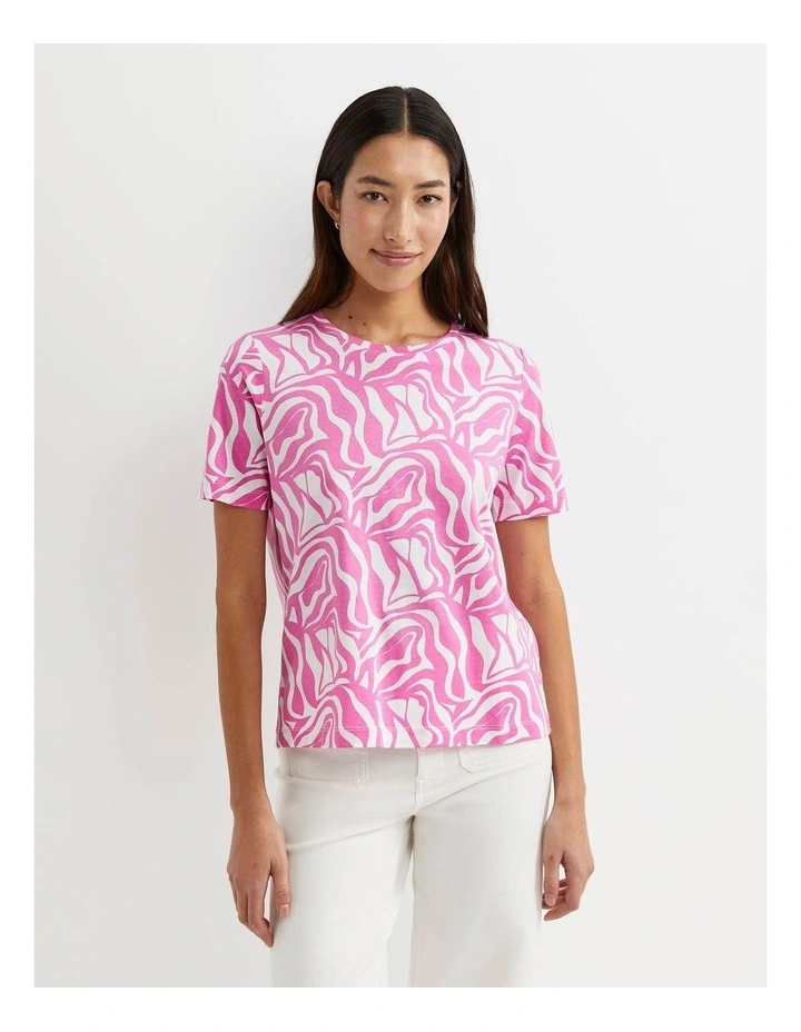 Zola Short Sleeve Mercerised Tee image 3