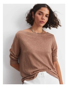 Cecile Linen Top