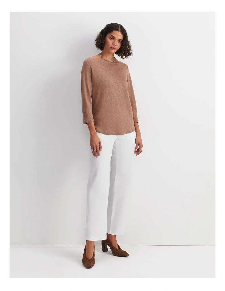Cecile Linen Top image 3