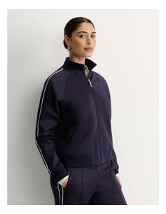 Lina Track Jacket in Navy