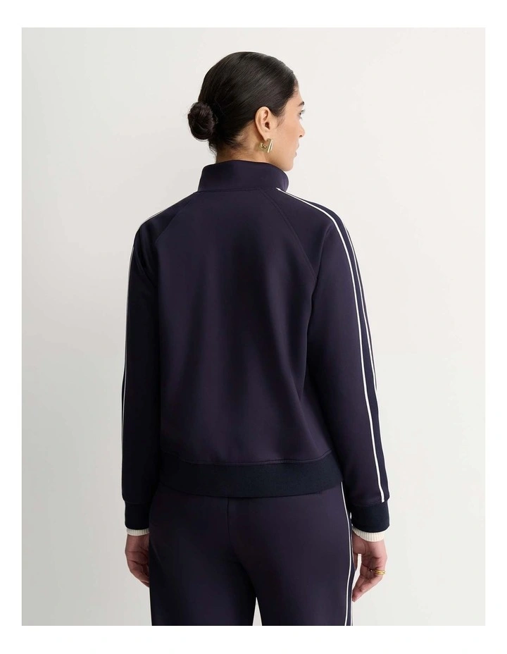 Lina Track Jacket in Navy image 2