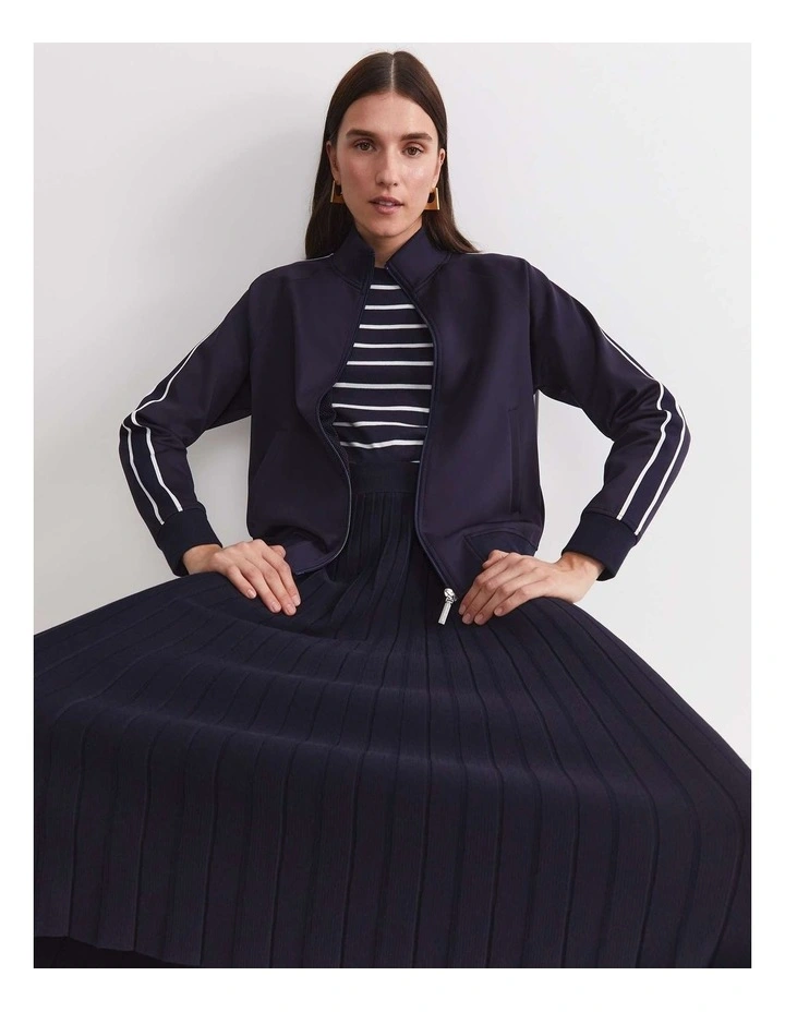 Lina Track Jacket in Navy image 5