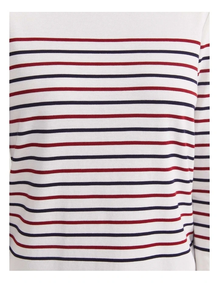 Britta Stripe Long Sleeve Tee image 3