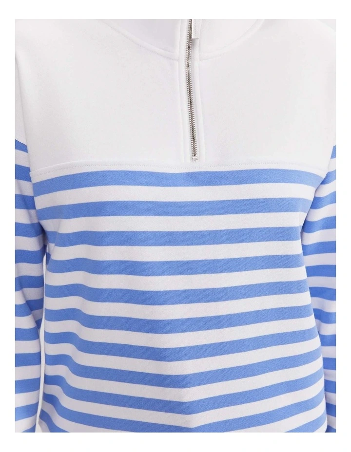 SC Stripe Quarter Zip Sweat image 4