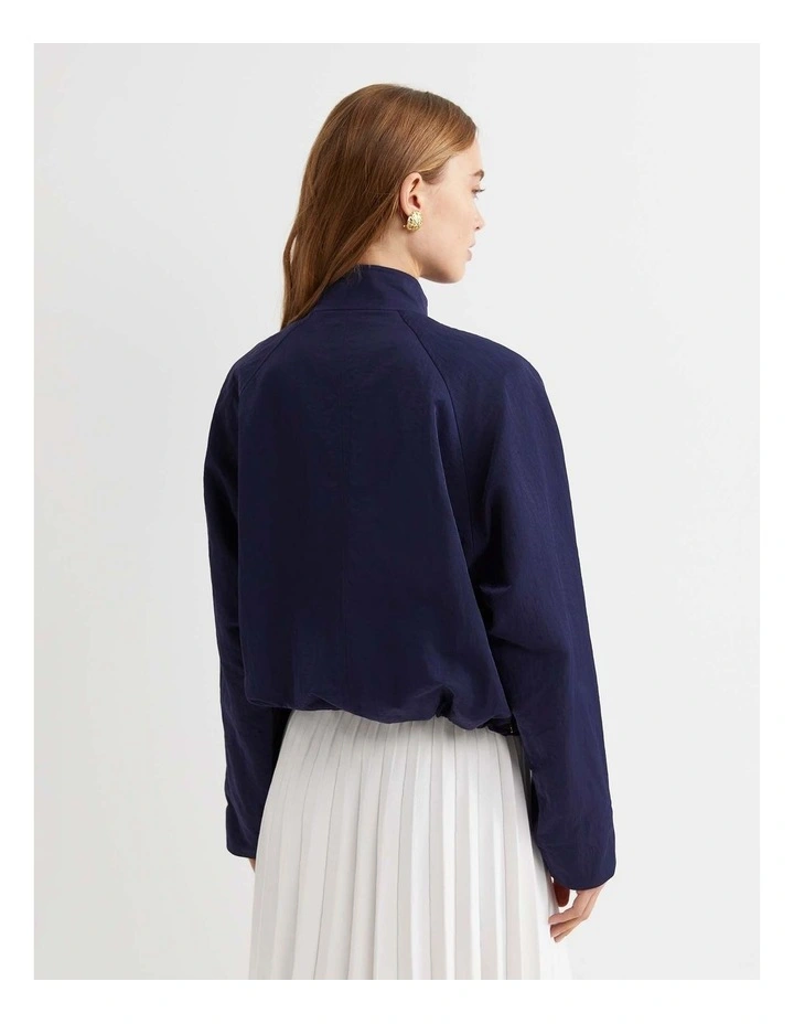 Tia Windcheater Jacket in Navy image 2
