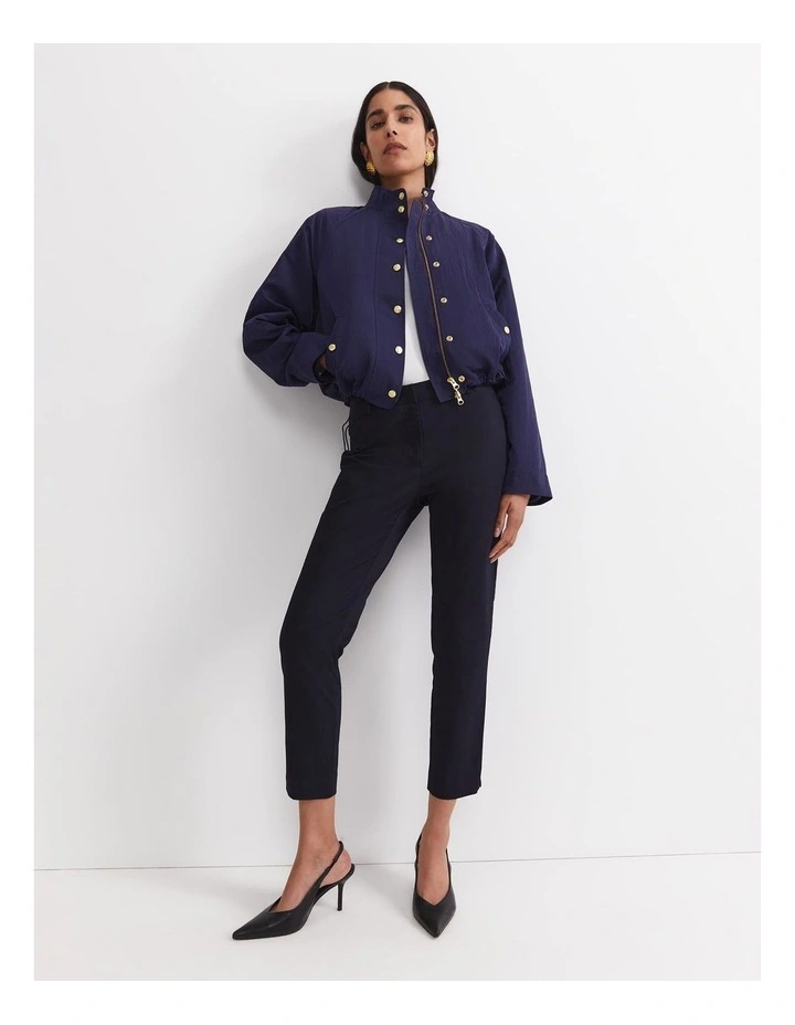 Tia Windcheater Jacket in Navy image 3