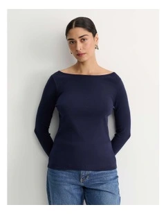 Heidi Long Sleeve Rib Tee