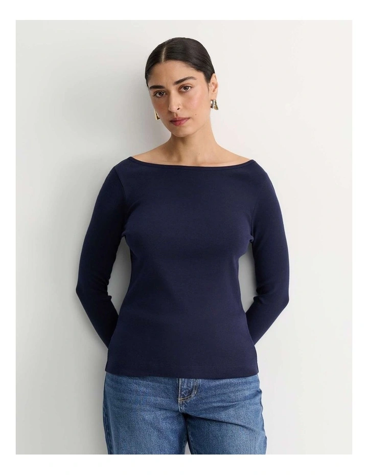 Heidi Long Sleeve Rib Tee image 1