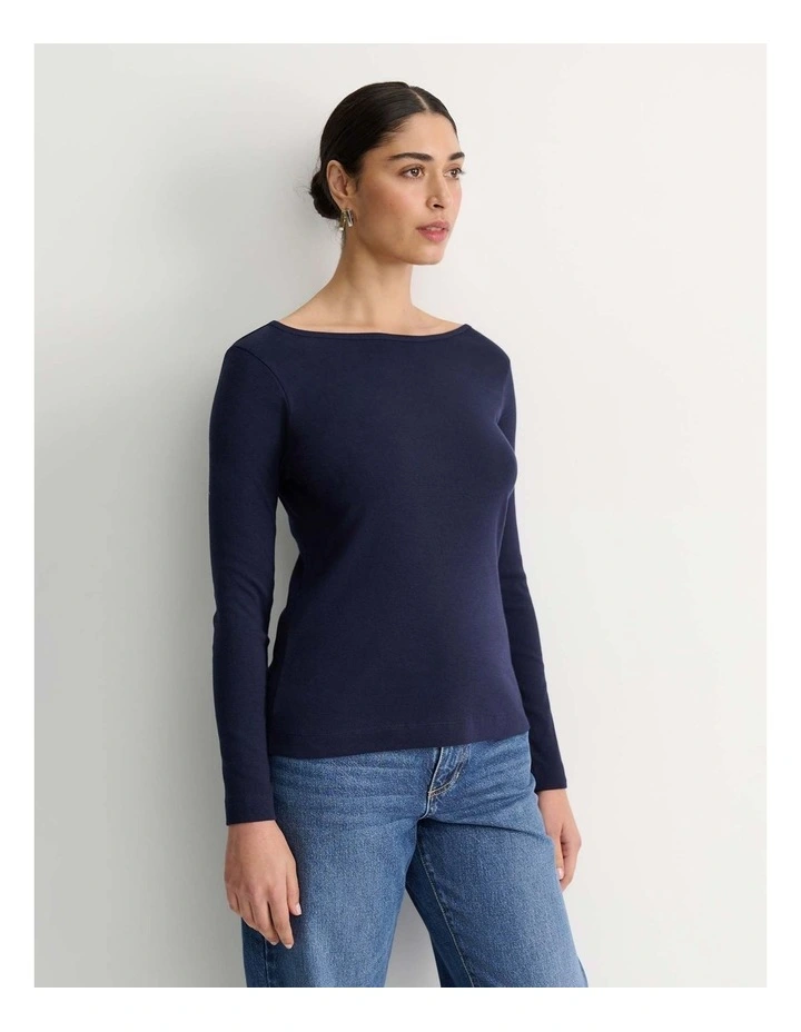 Heidi Long Sleeve Rib Tee image 2