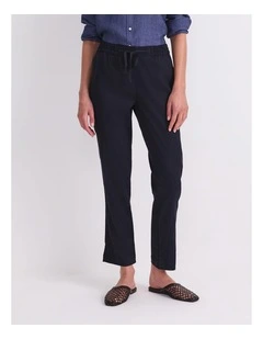 Rosa Linen Pant in Classic Navy