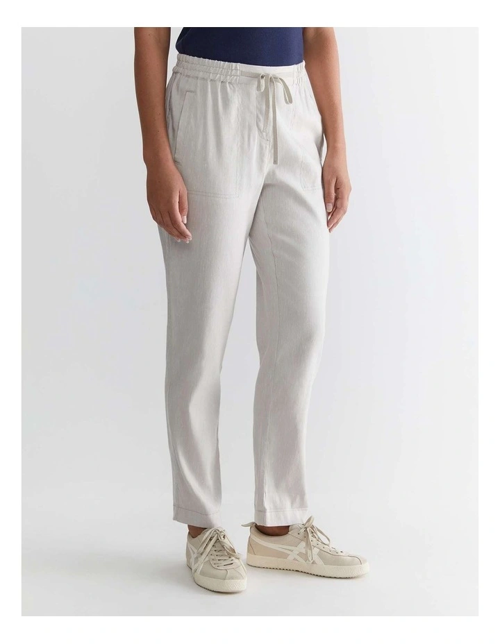 Rosa Linen Pant in Natural image 4