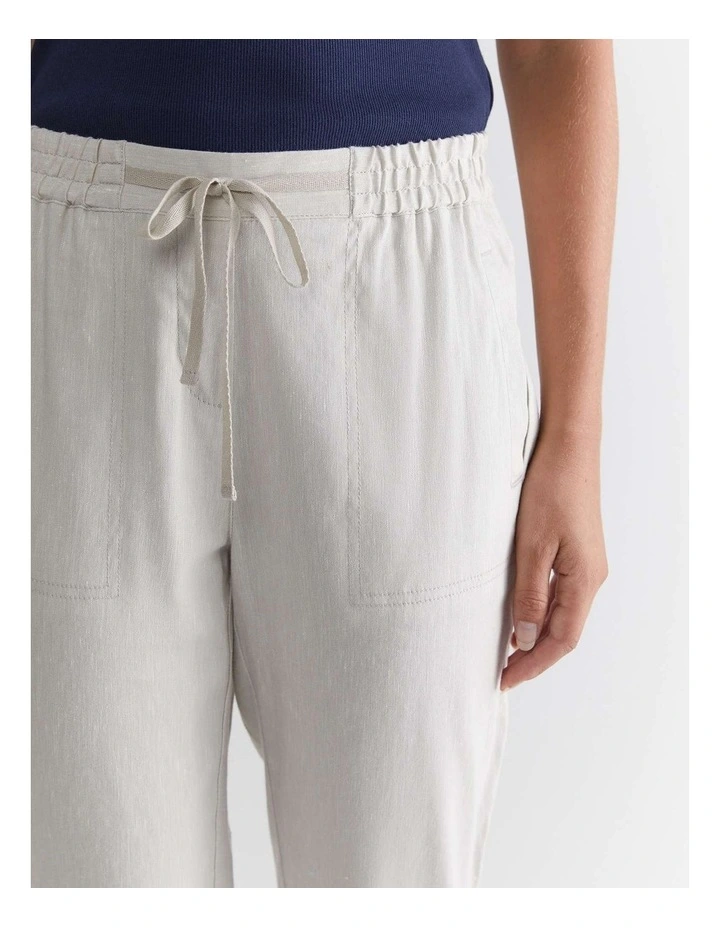 Rosa Linen Pant in Natural image 5