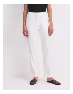 Rosa Linen Pant in White