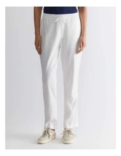 Rosa Linen Pant in White