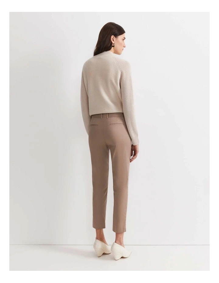 Evie Capri Pant in Cappuccino image 2