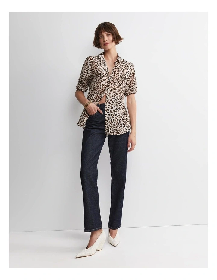 Leo Cotton Silk Shirt in Multi image 2