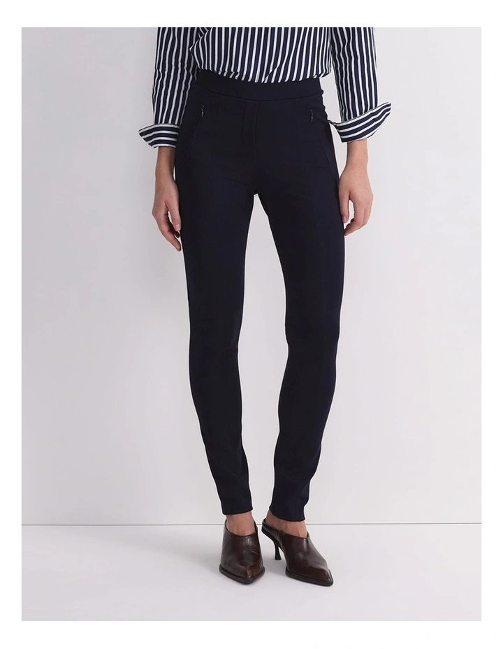 Esme Ponte Pant in Blue image 1
