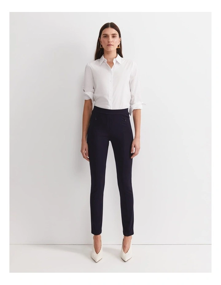 Esme Ponte Pant in Blue image 3