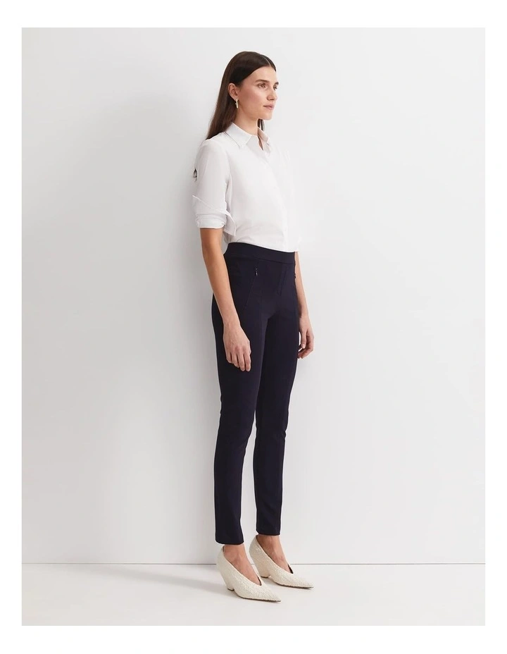 Esme Ponte Pant in Blue image 4