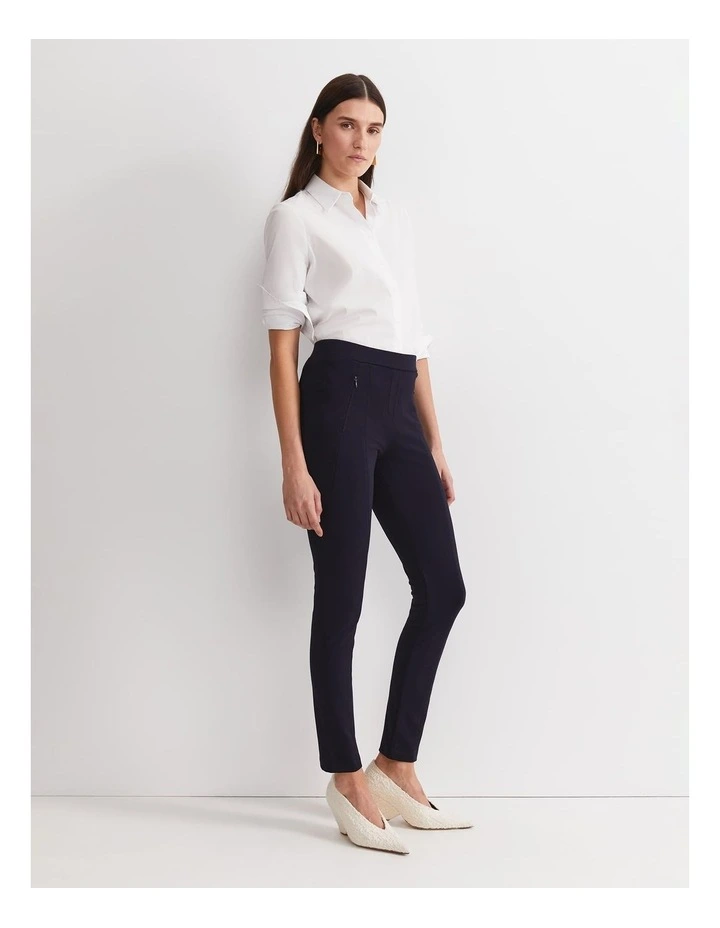 Esme Ponte Pant in Blue image 5
