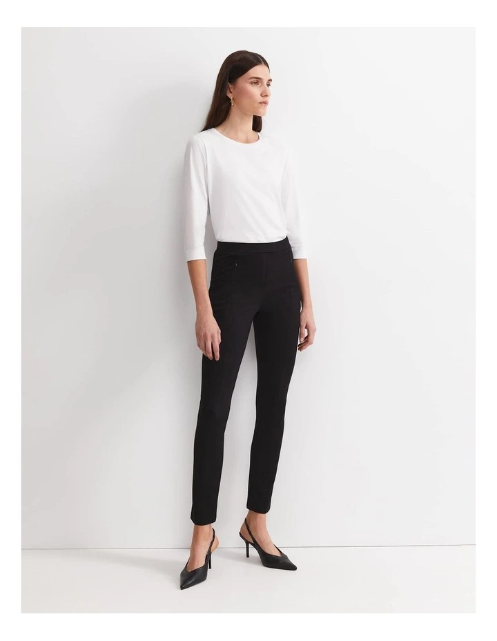 Esme Ponte Pant in Black image 2