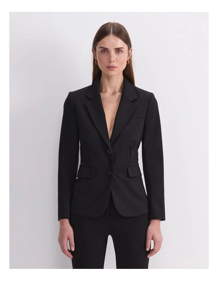 Yvette Blazer in Black image 1