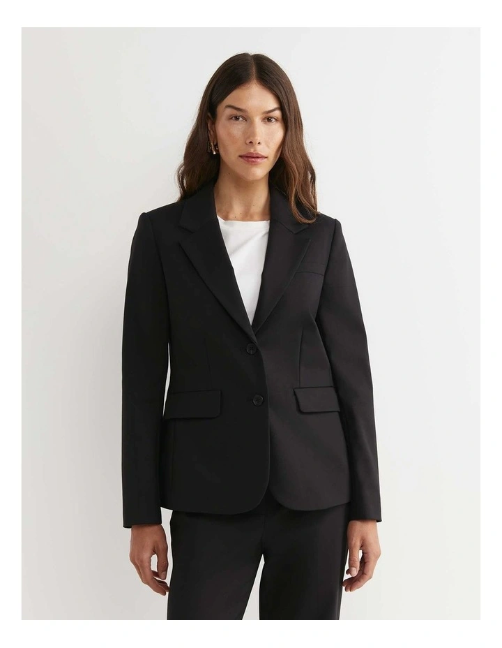 Yvette Blazer in Black image 1