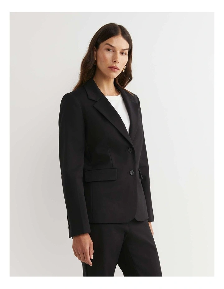 Yvette Blazer in Black image 4