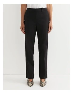 Yvette Straight Pant in Black