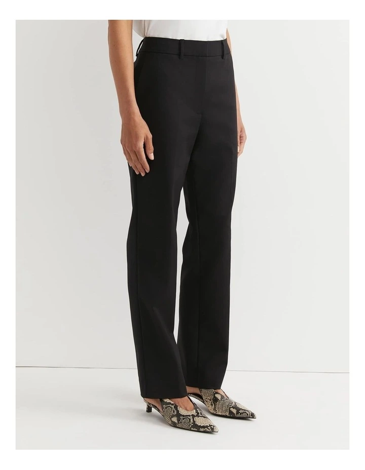 Yvette Straight Pant in Black image 4