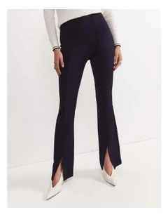 Polly Ponte Split Front Flare