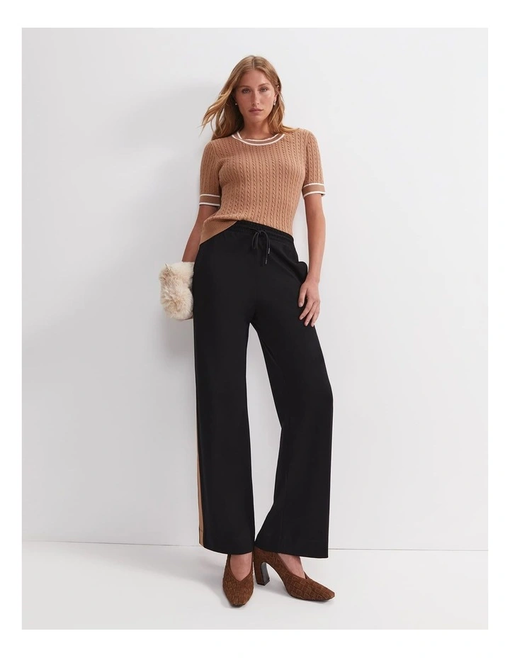 Elka Cable Short Sleeve Knit image 3