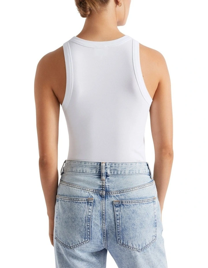 Core Fitted Tank in White image 2