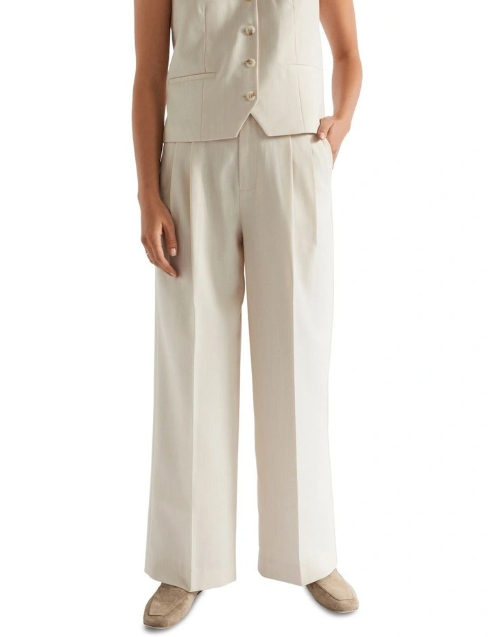 Crossdye Suit Pant in Vanilla Cream Crossdye image 3