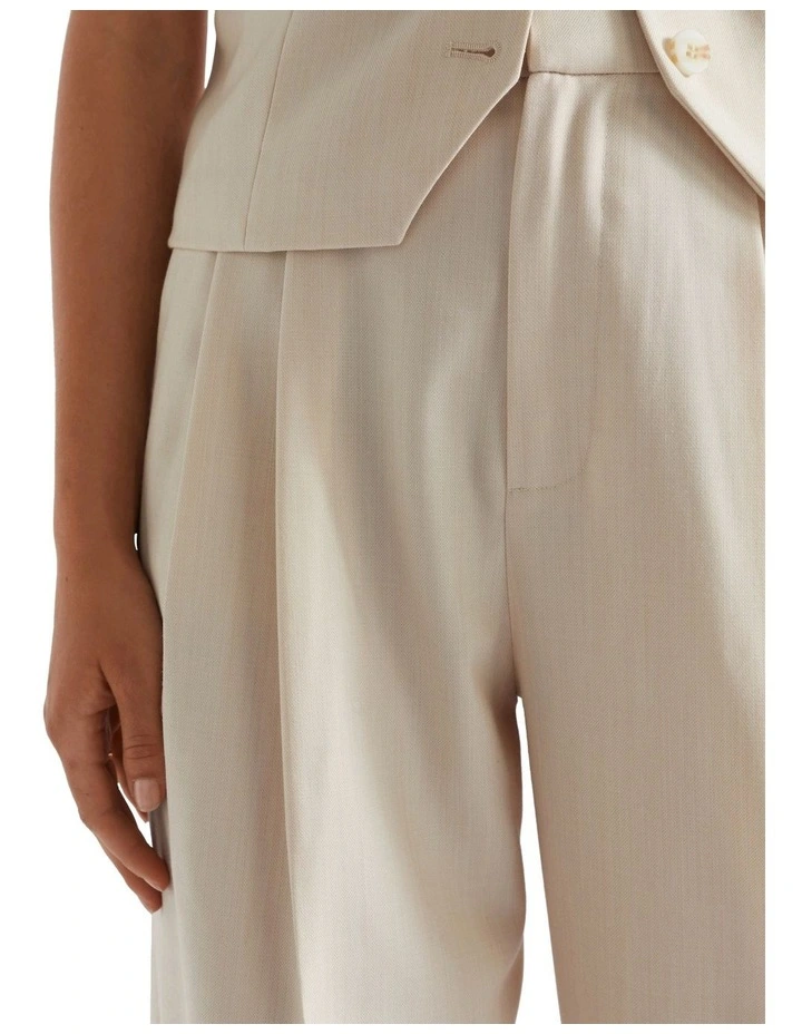 Crossdye Suit Pant in Vanilla Cream Crossdye image 4