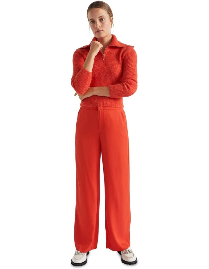 Wide Leg Pant in Chilli image 1