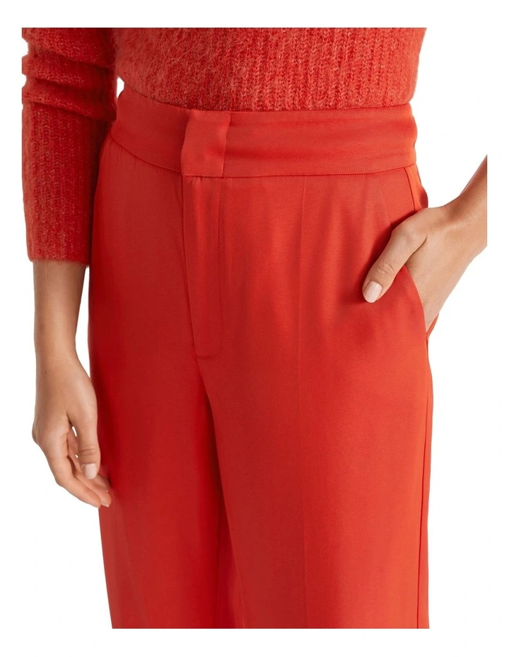 Wide Leg Pant in Chilli image 2