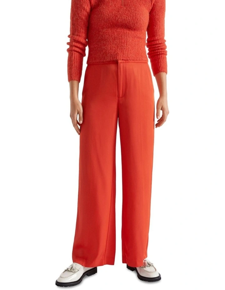 Wide Leg Pant in Chilli image 3