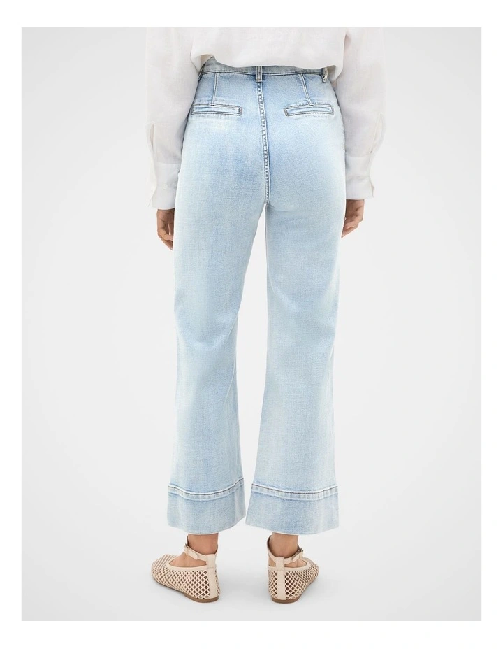 Core Wide Leg Pocket Jean in Pacific Wash image 2