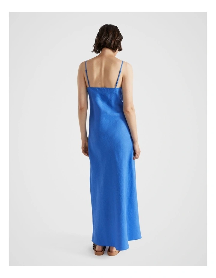 chinese dress ladies Vallory Linen Slip Dress - Blue Haze - Dresses main image 1