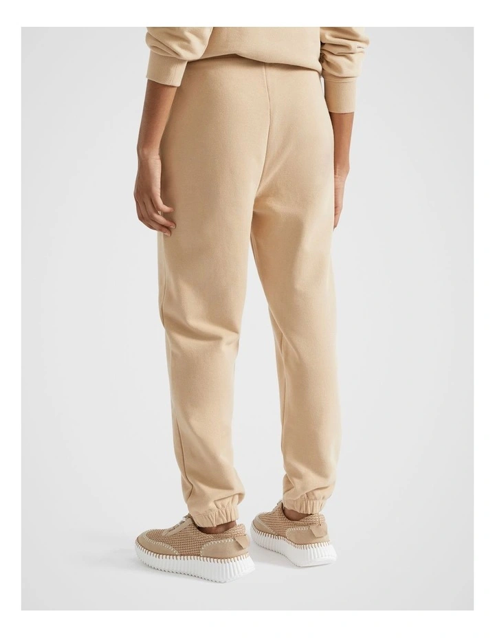 Heritage Terry Trackpant in Champagne Beige image 2