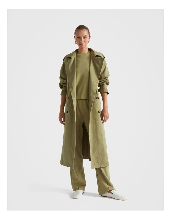 Classic Trench Coat in Pistachio image 1